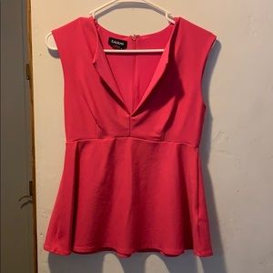 Pink Bebe blouse. Size Small. In great condition.